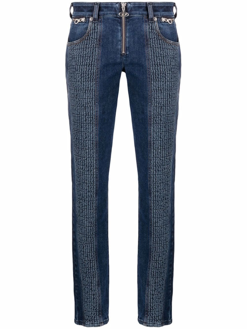 skinny-cut D-Vision jeans 1