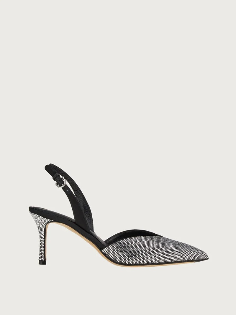 CRYSTAL EMBELLISHED SLINGBACK - 1