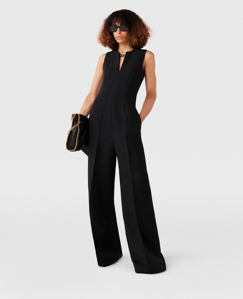 Chain-Embellished Open-Back Jumpsuit - 1