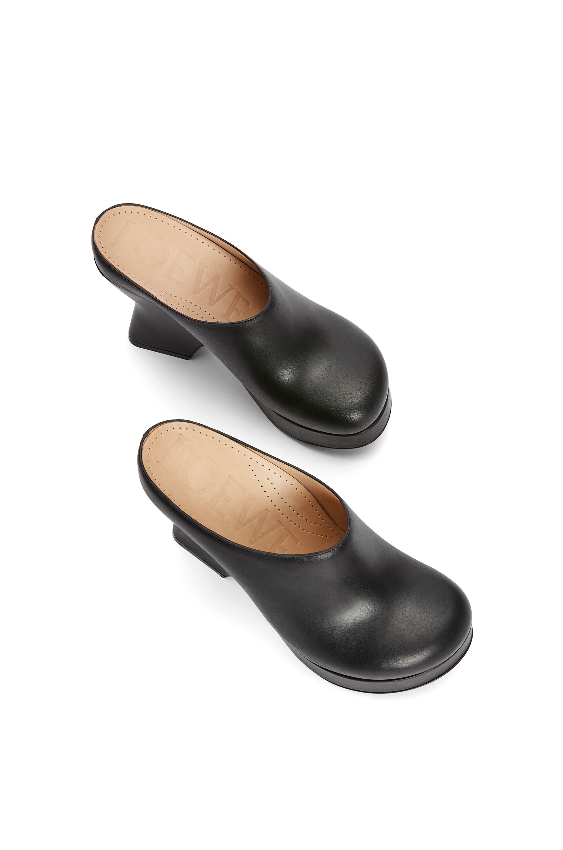 Terra wedge clog in calfskin - 3