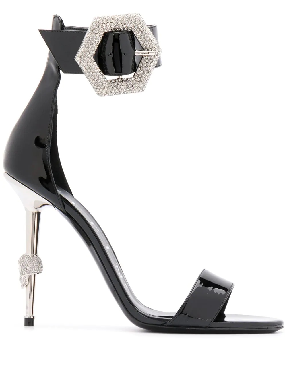 crystal heel sandals - 1