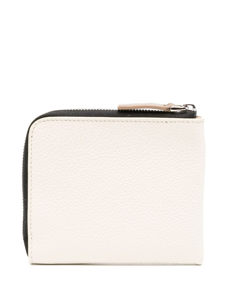 Marni logo-embroidered leather wallet outlook