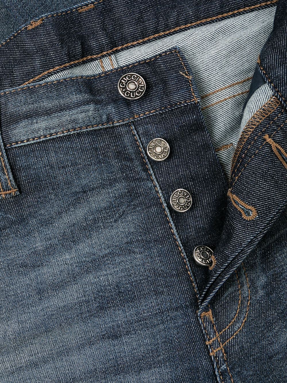 straight leg jeans - 7