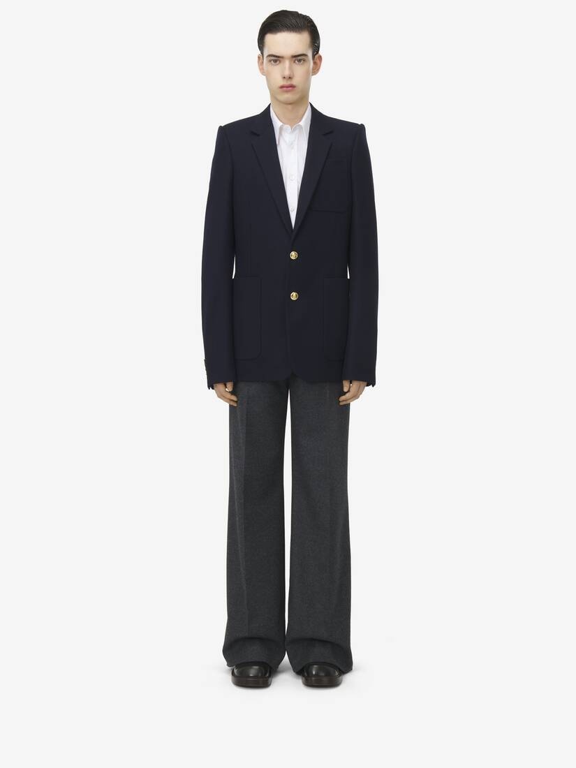 Single-breasted Tailored Jacket - 3