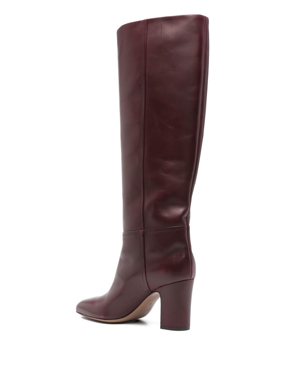 70mm leather block-heel boots - 3