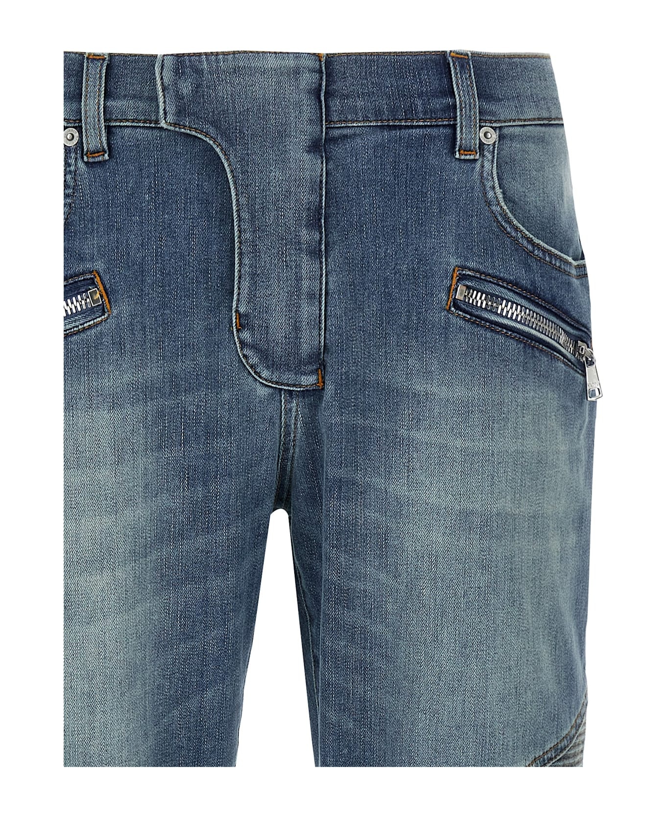 'biker' Jeans - 3