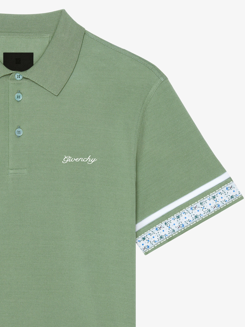 Givenchy POLO IN COTTON WITH FLORAL DETAIL outlook