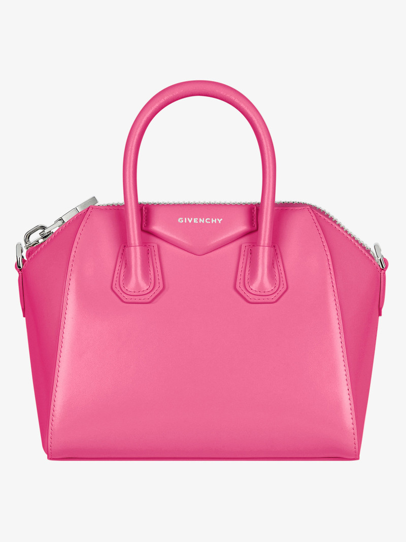 MINI ANTIGONA BAG IN BOX LEATHER 6