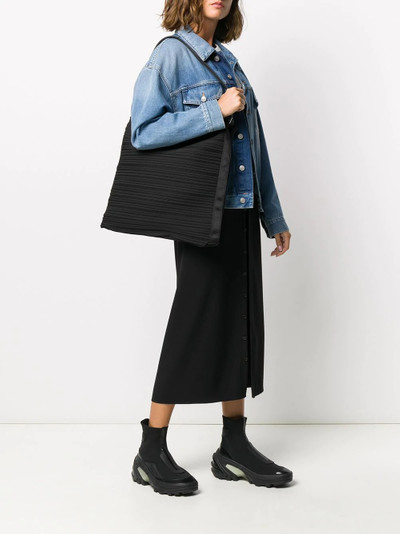 Pleats Please Issey Miyake pleated shoulder bag outlook