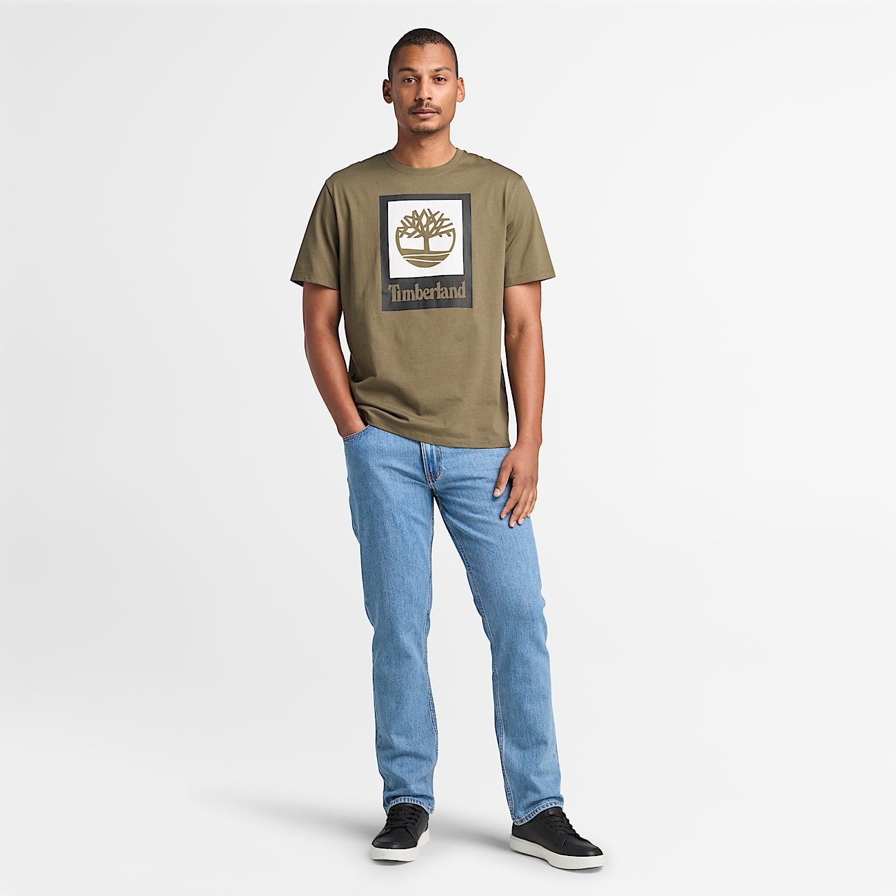 Square Stack Logo Short-Sleeve T-Shirt - 3