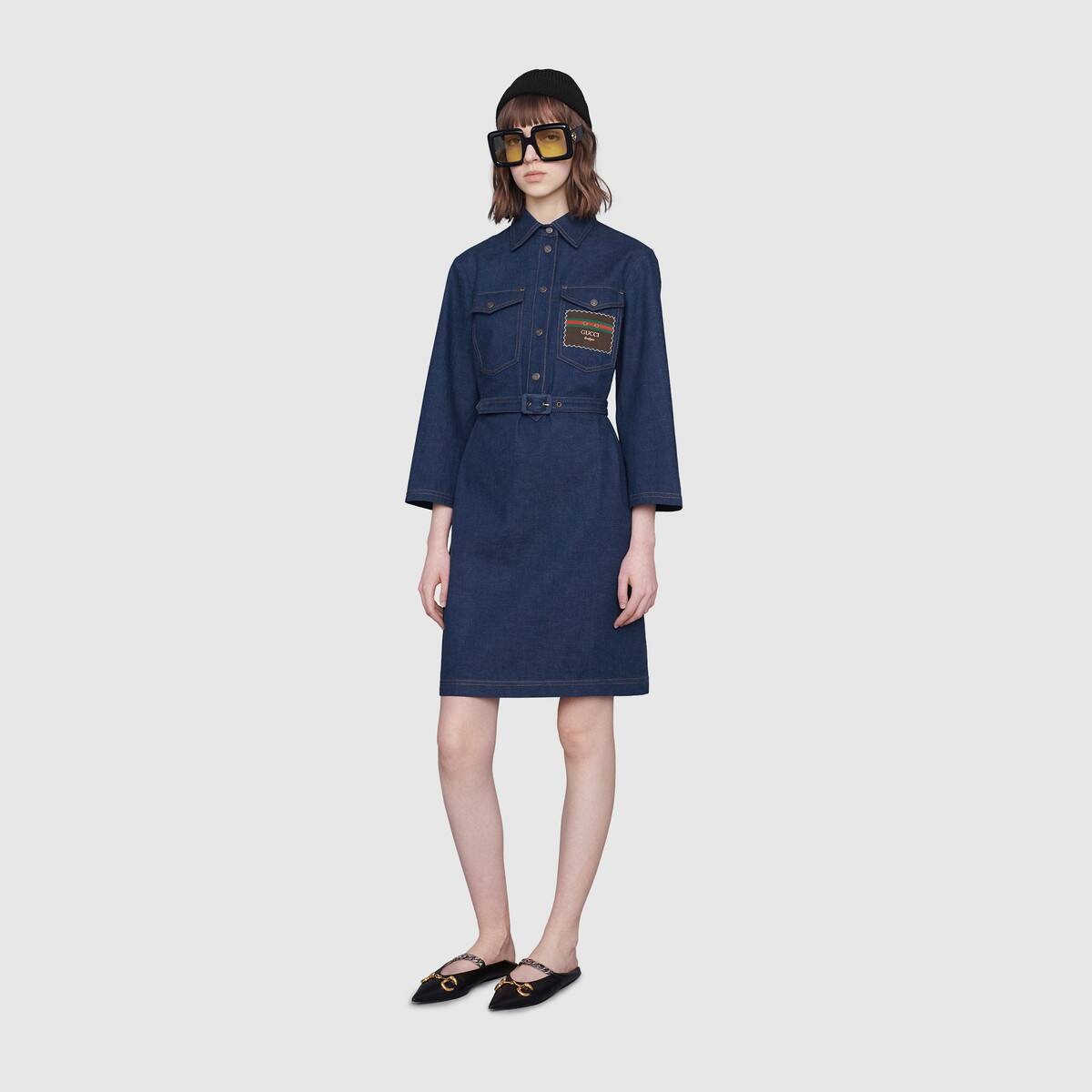 Short denim dress with Gucci Boutique - 2