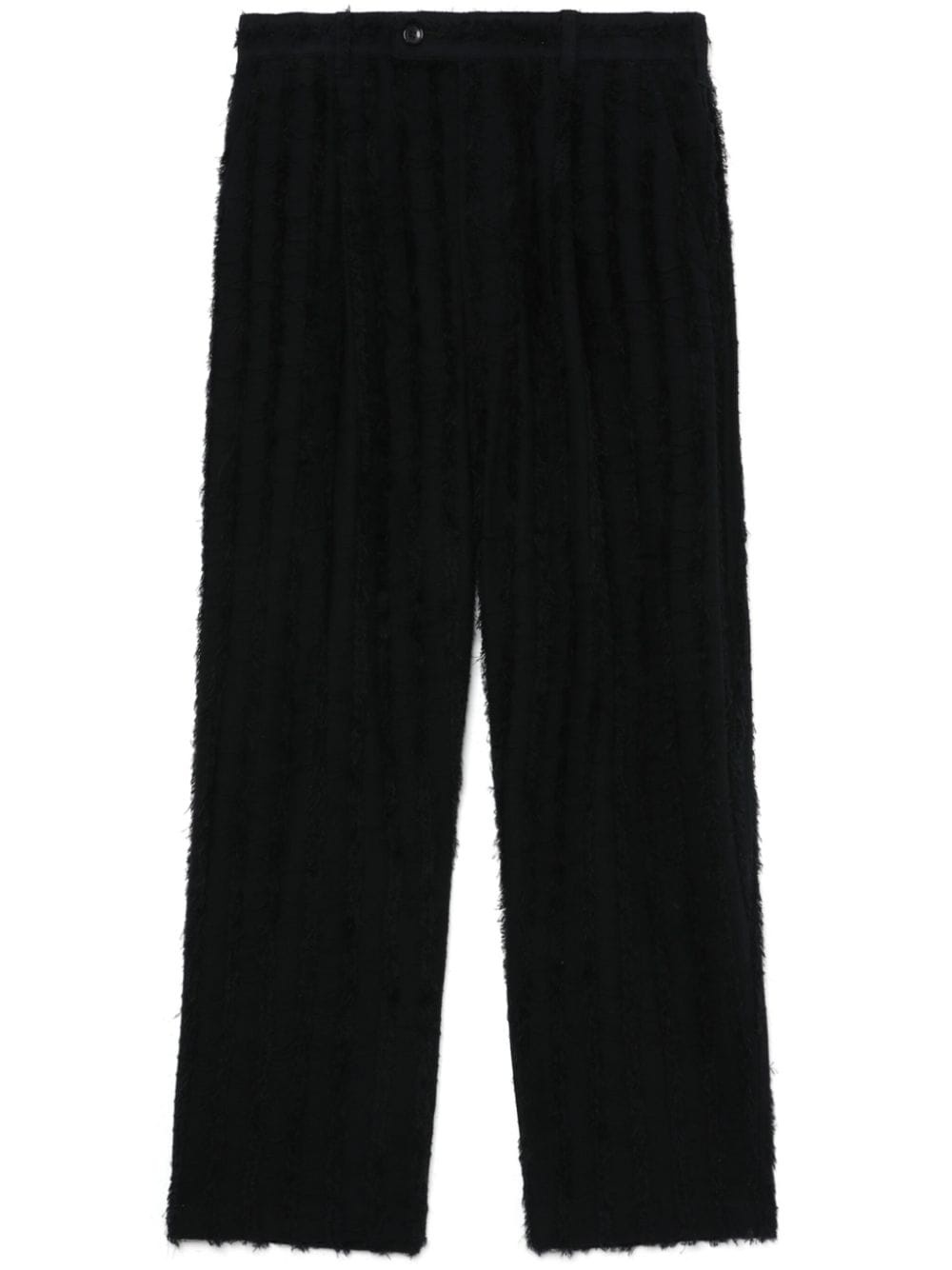 wide-leg cotton trousers - 1