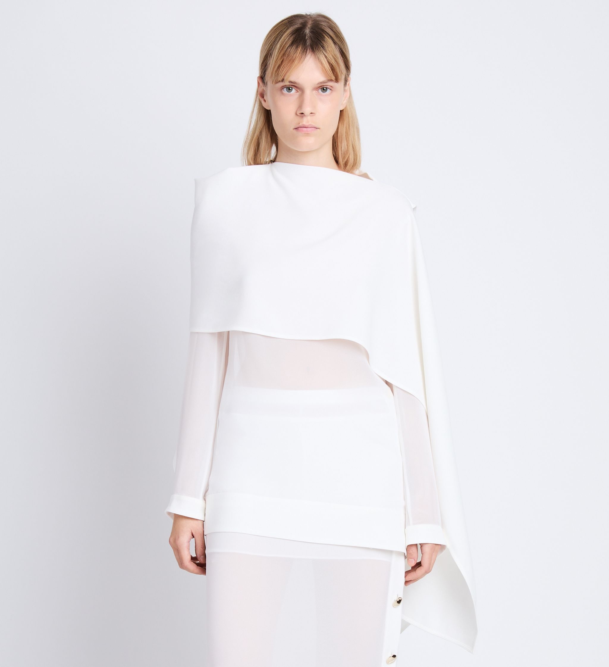 Technical Chiffon Top - 2