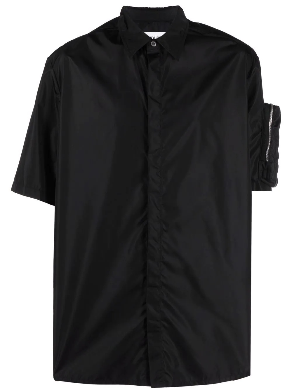 short-sleeved zip-pocket shirt - 1