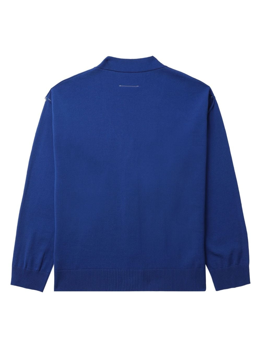 cut-out fine-knit cardigan - 6