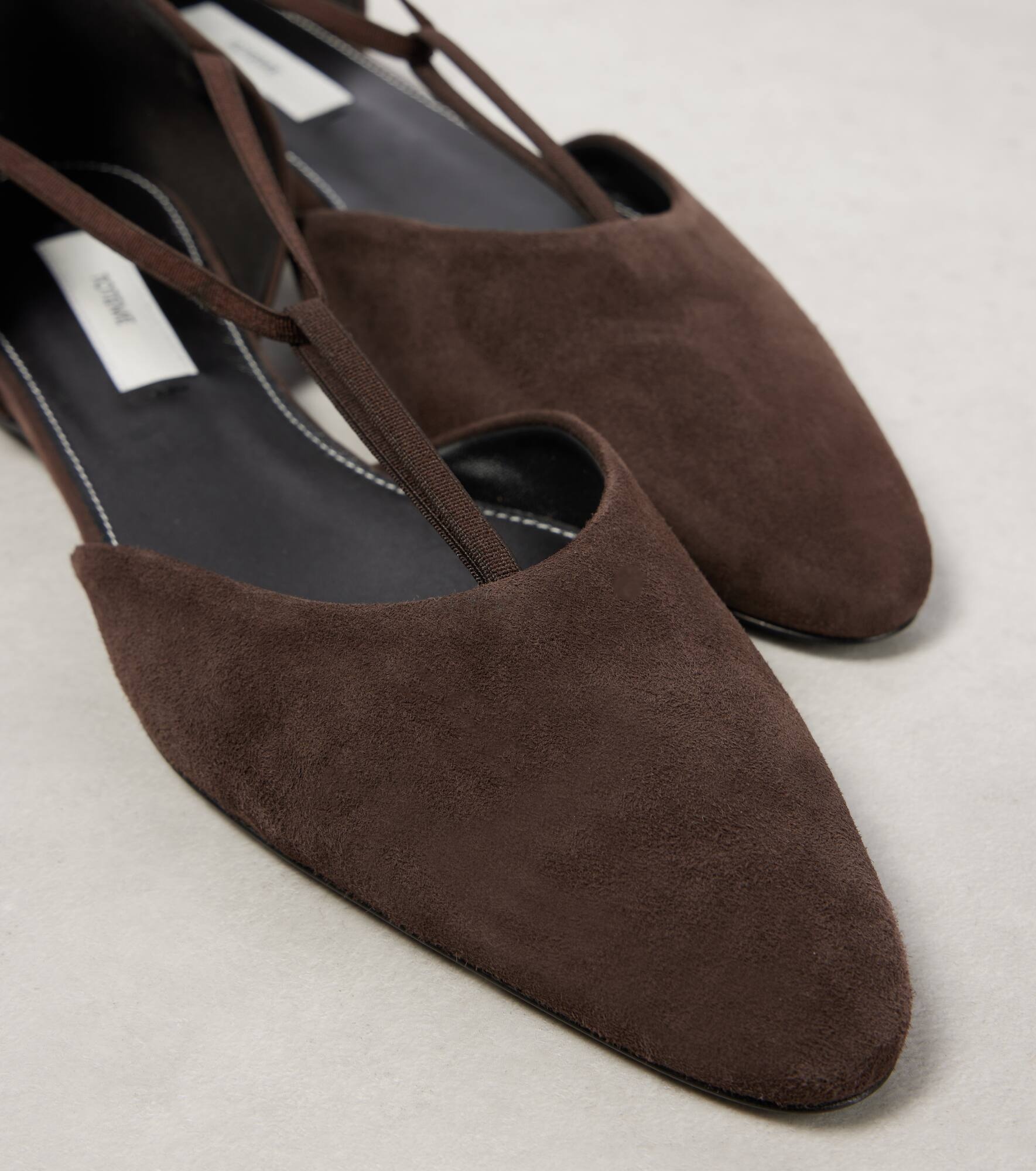 Suede ballet flats - 5