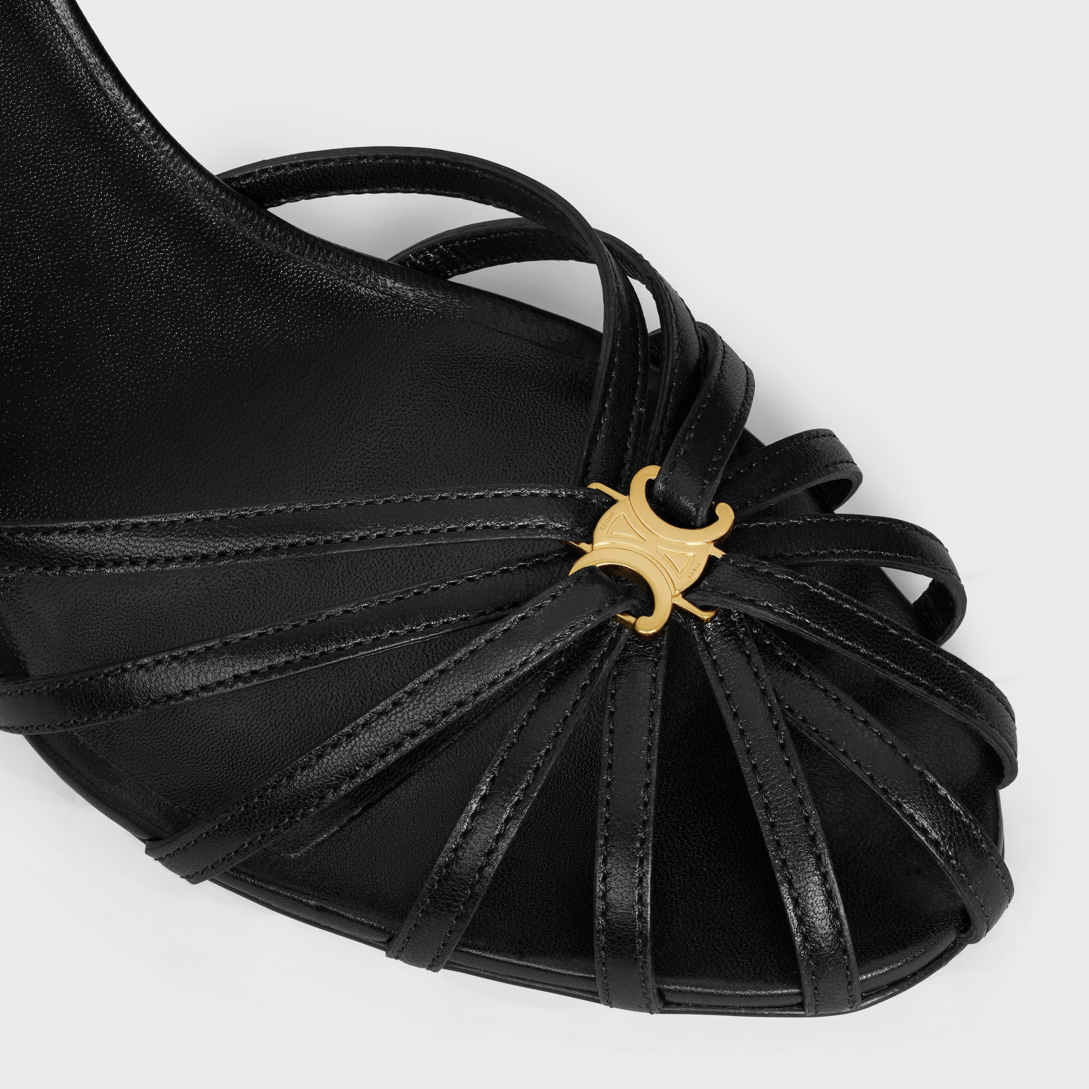 CELINE TRIOMPHE SANDAL in LAMBSKIN - 4