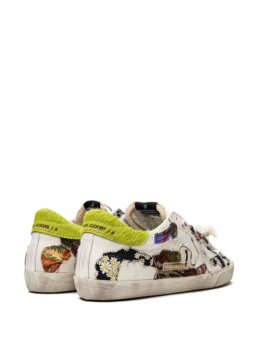 Super-Star Various "Lime Green" sneakers - 3