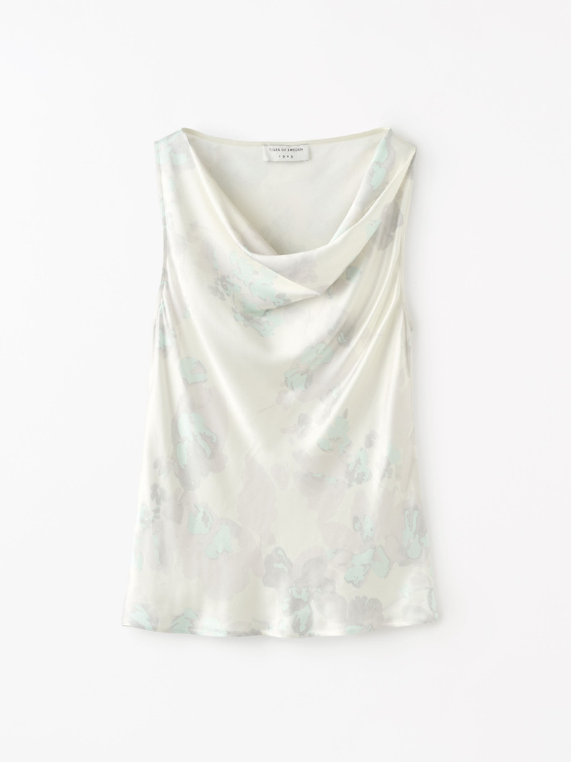 Helvie Floral Satin Top 1