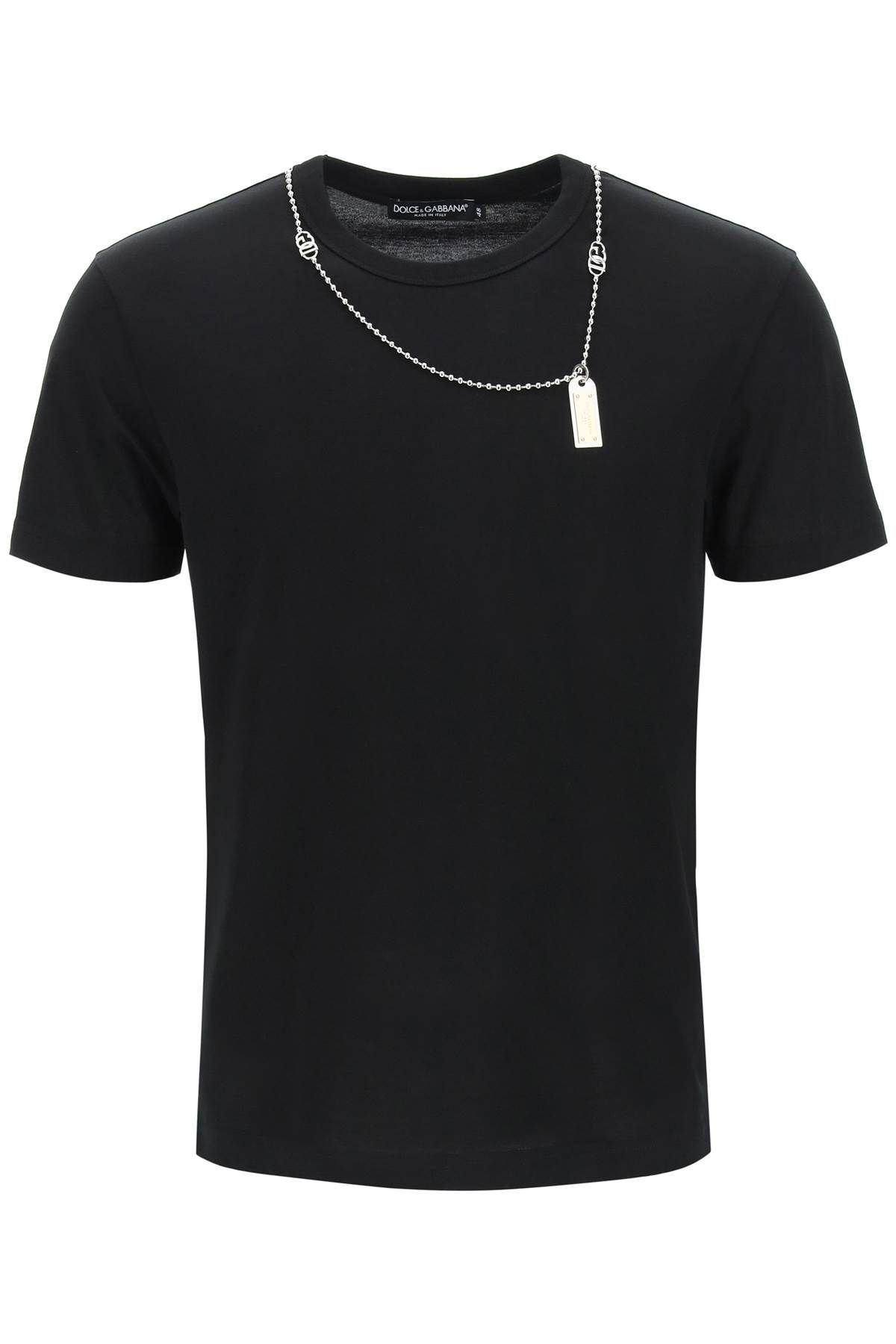 T-SHIRT WITH NECKLACE - 1