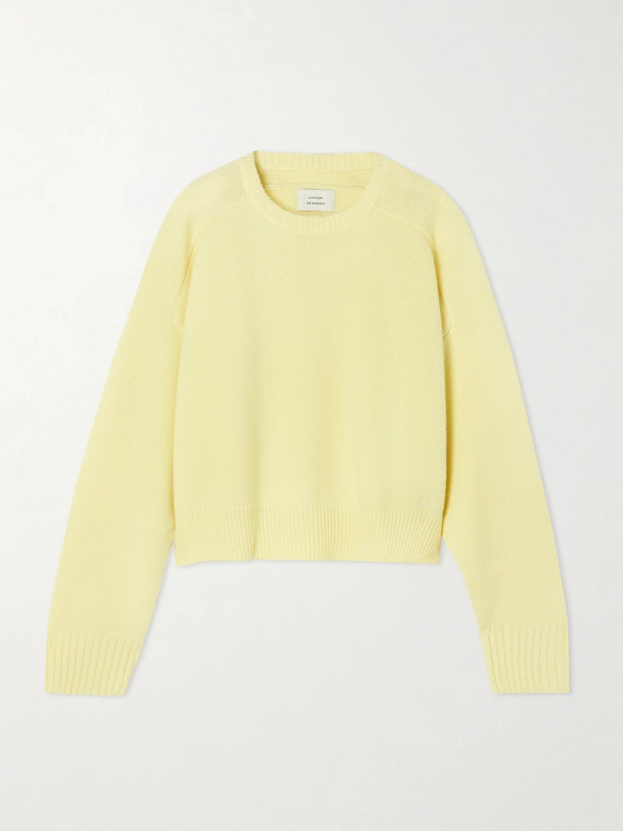 Bruzzi Cropped Wool And Cashmere-blend Sweater - 1