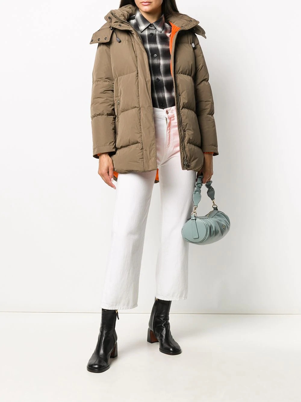 hooded down puffer coat - 2