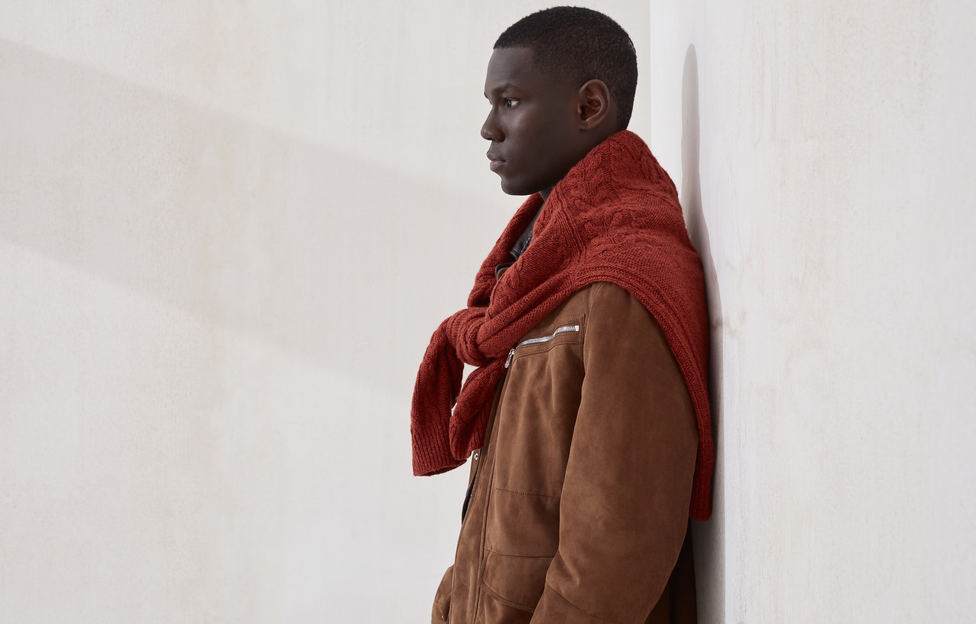 Suede field jacket with Thermore® padding - 6