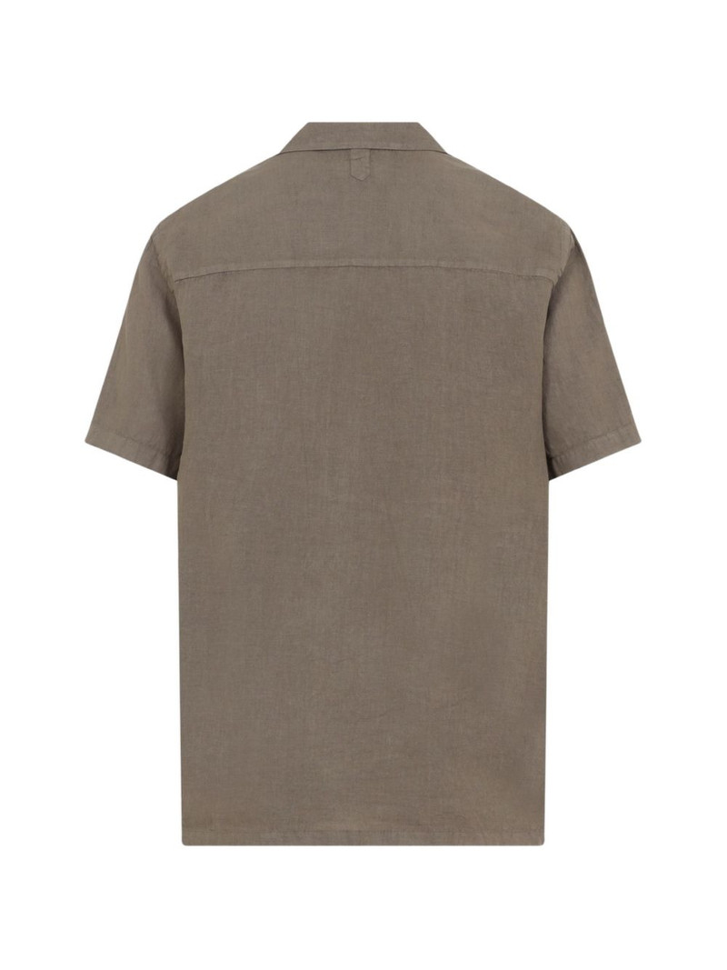 Canali pocket linen shirt outlook