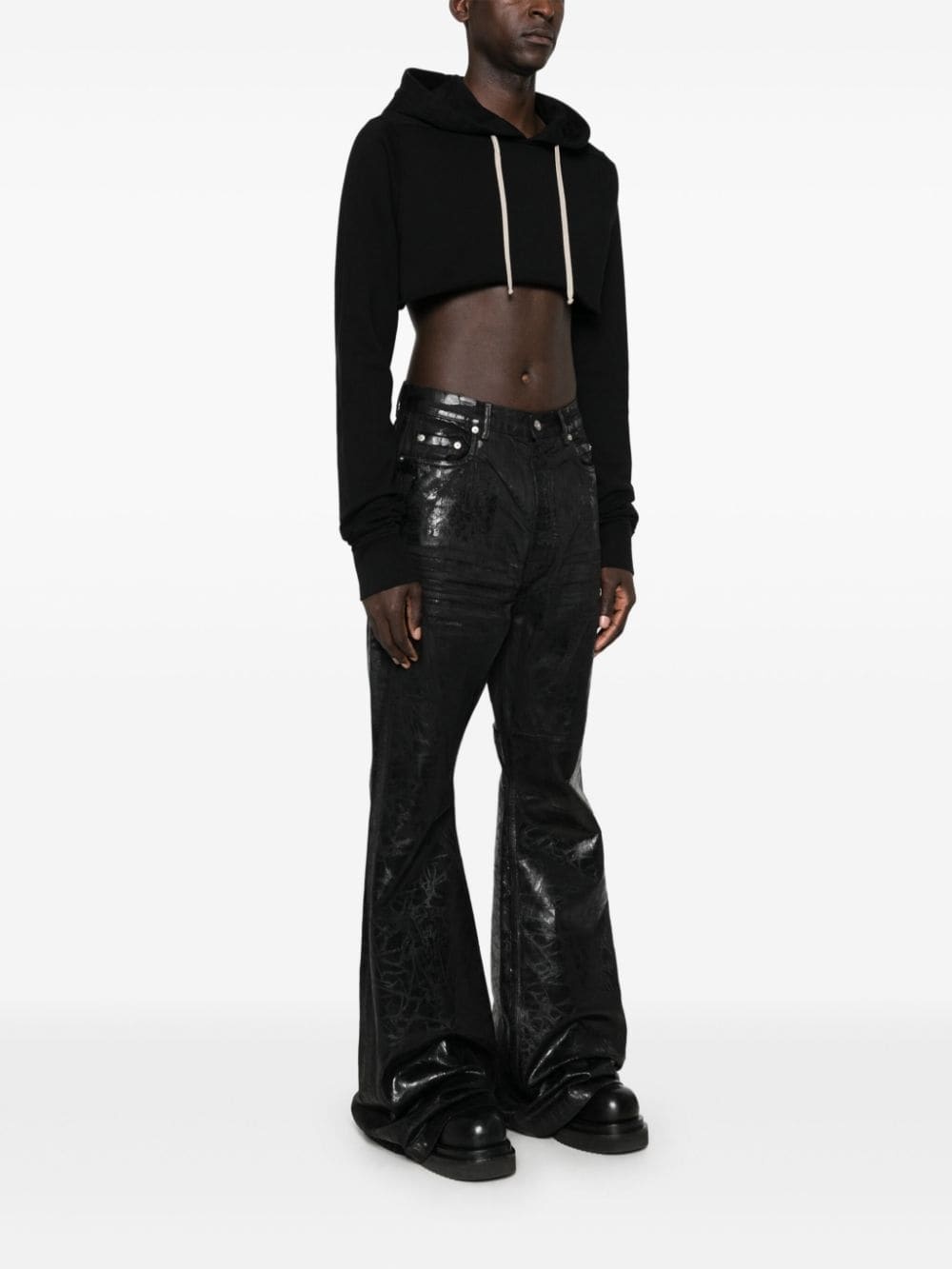 cropped hoodie - 3