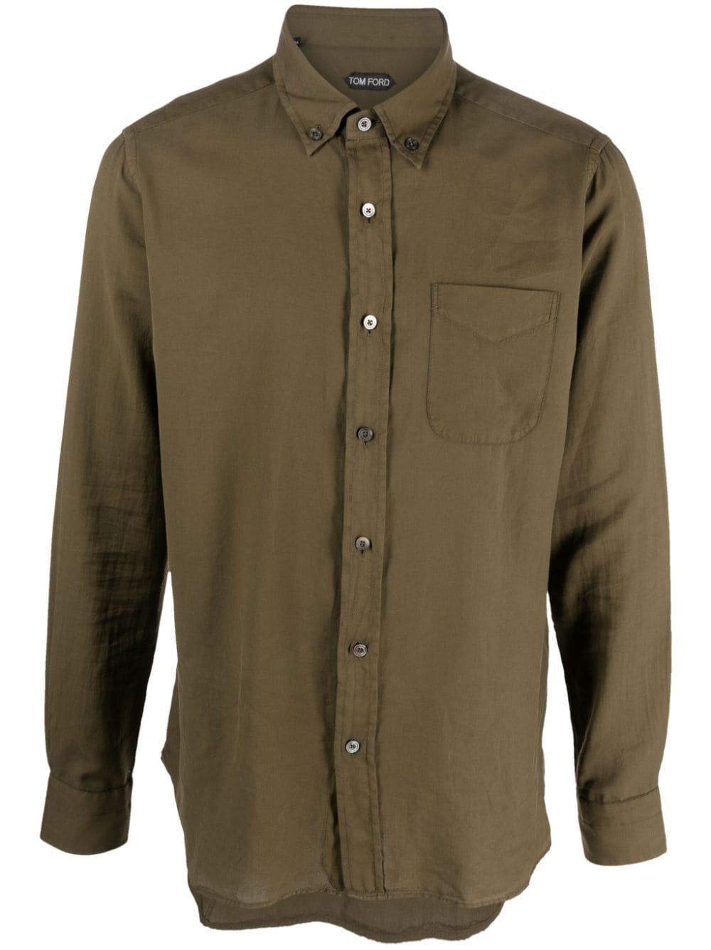 long-sleeve buttoned shirt - 1