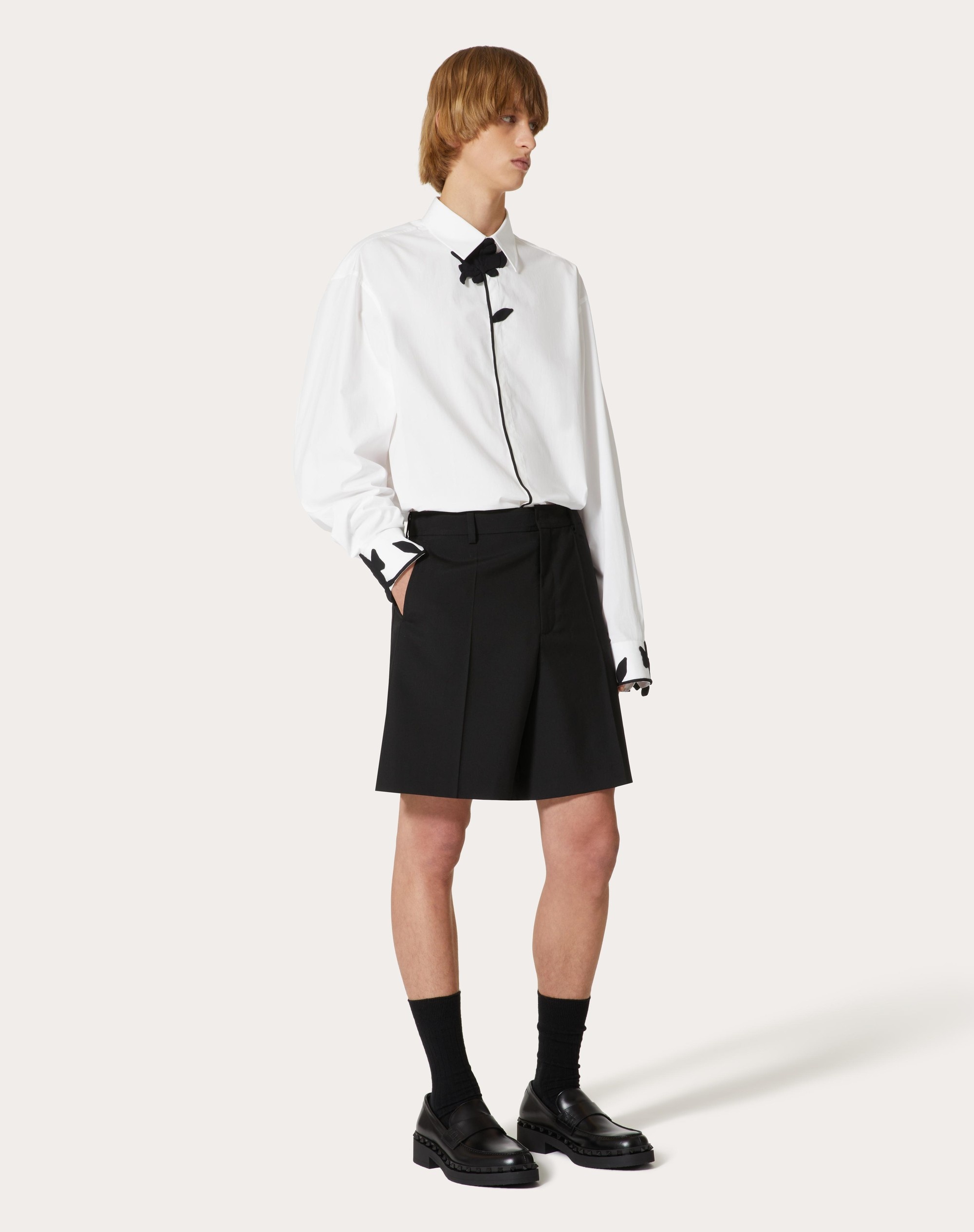 Valentino WOOL BERMUDA SHORTS | REVERSIBLE