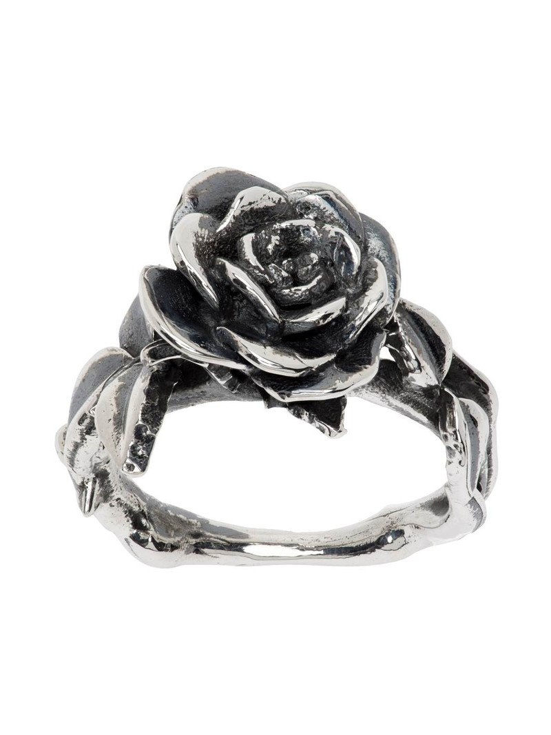 Silver Rose Ring 1