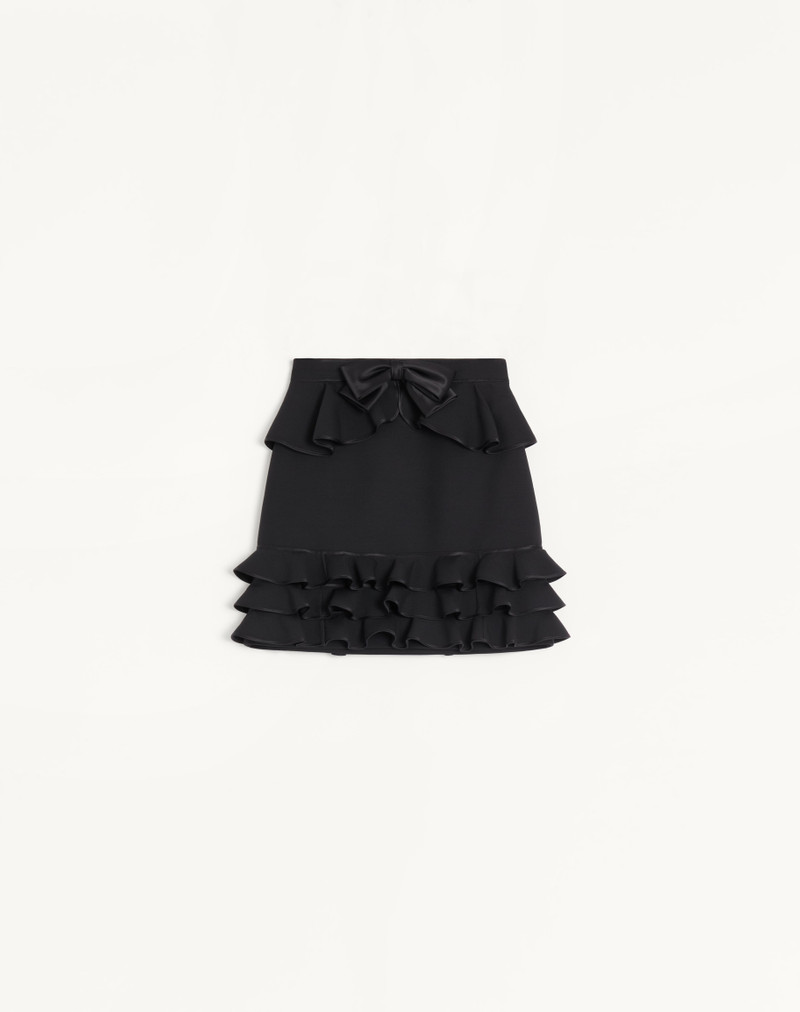 CREPE COUTURE SHORT SKIRT 1