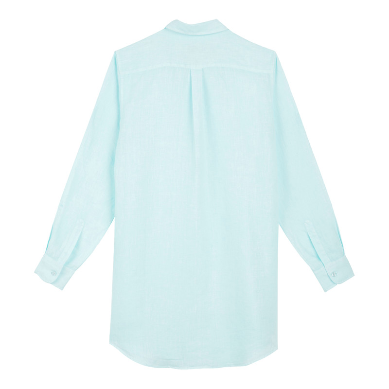 Vilebrequin Women Linen Shirt Dress Solid outlook