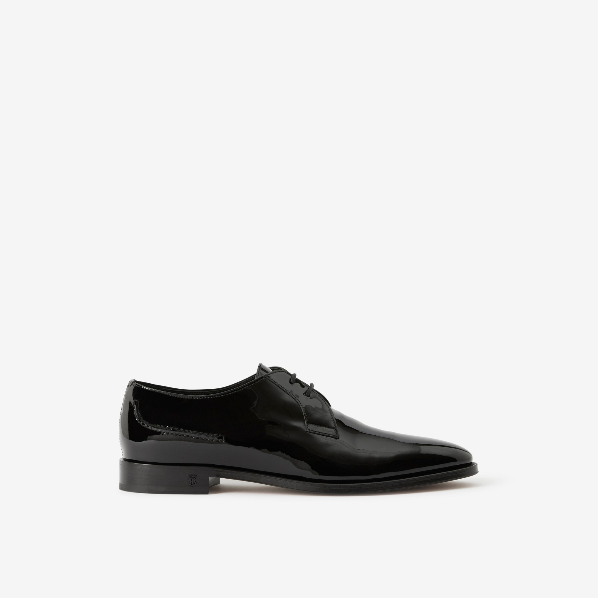 Monogram Motif Patent Leather Derby Shoes - 1