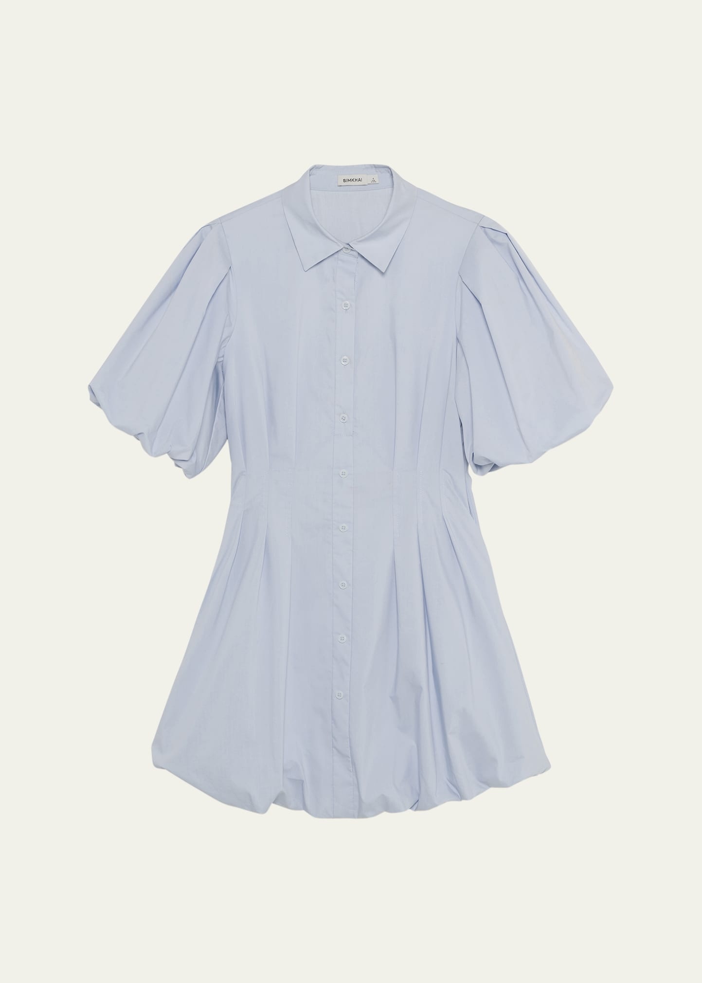 Cleo Balloon Pintuck Mini Dress - 1