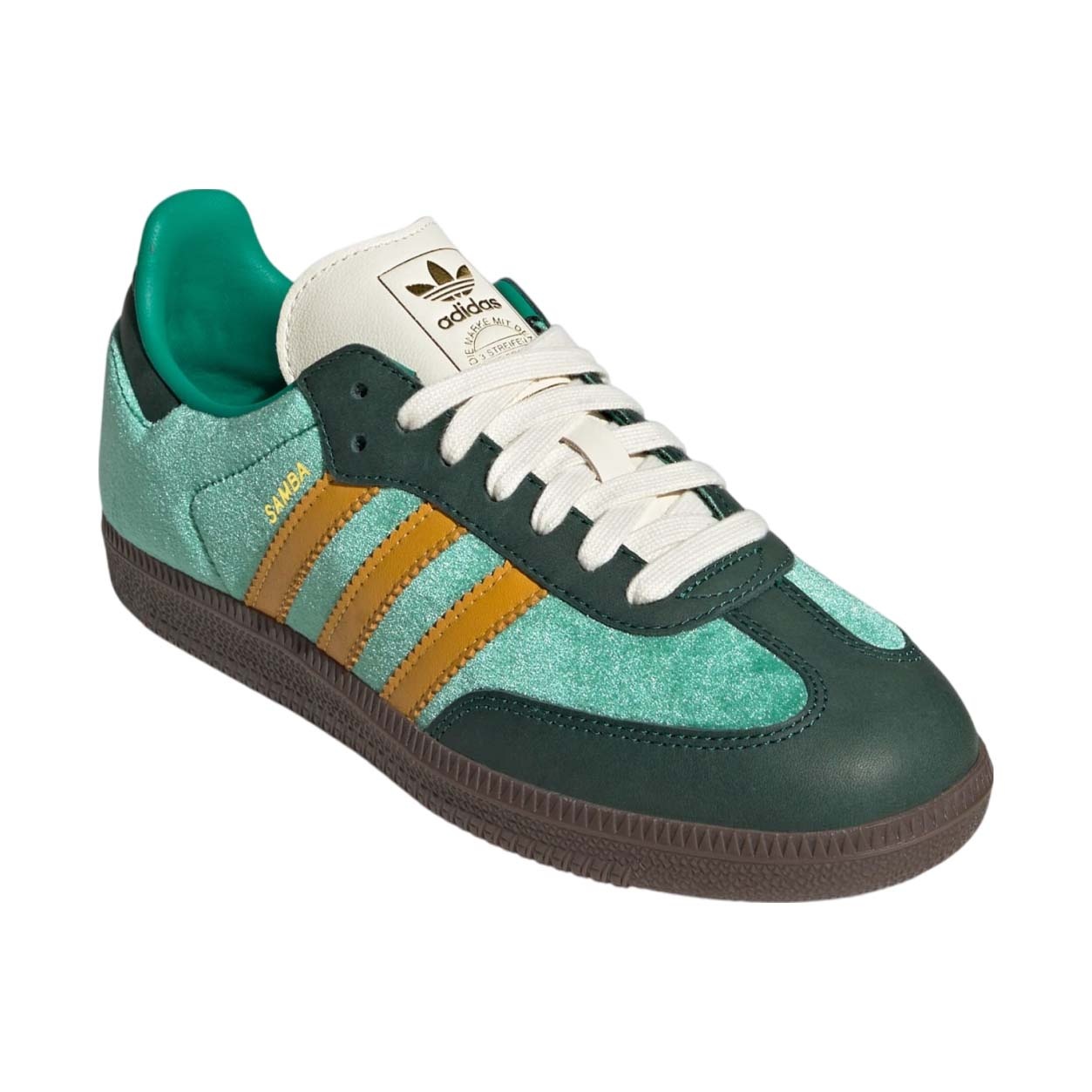 (WMNS) adidas Samba OG 'Green Preloved Yellow' JI2681 - 3