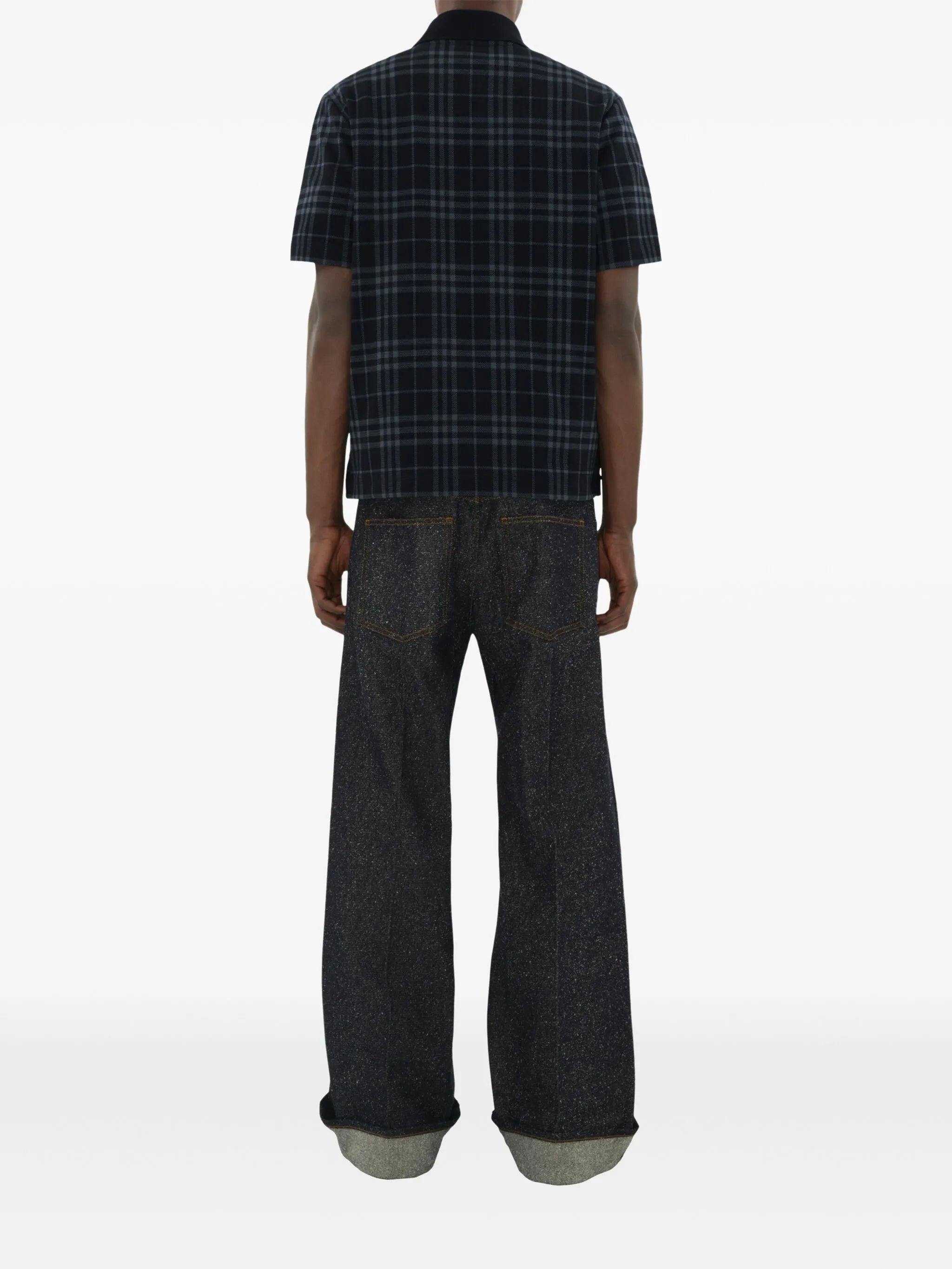 checked polo shirt - 4