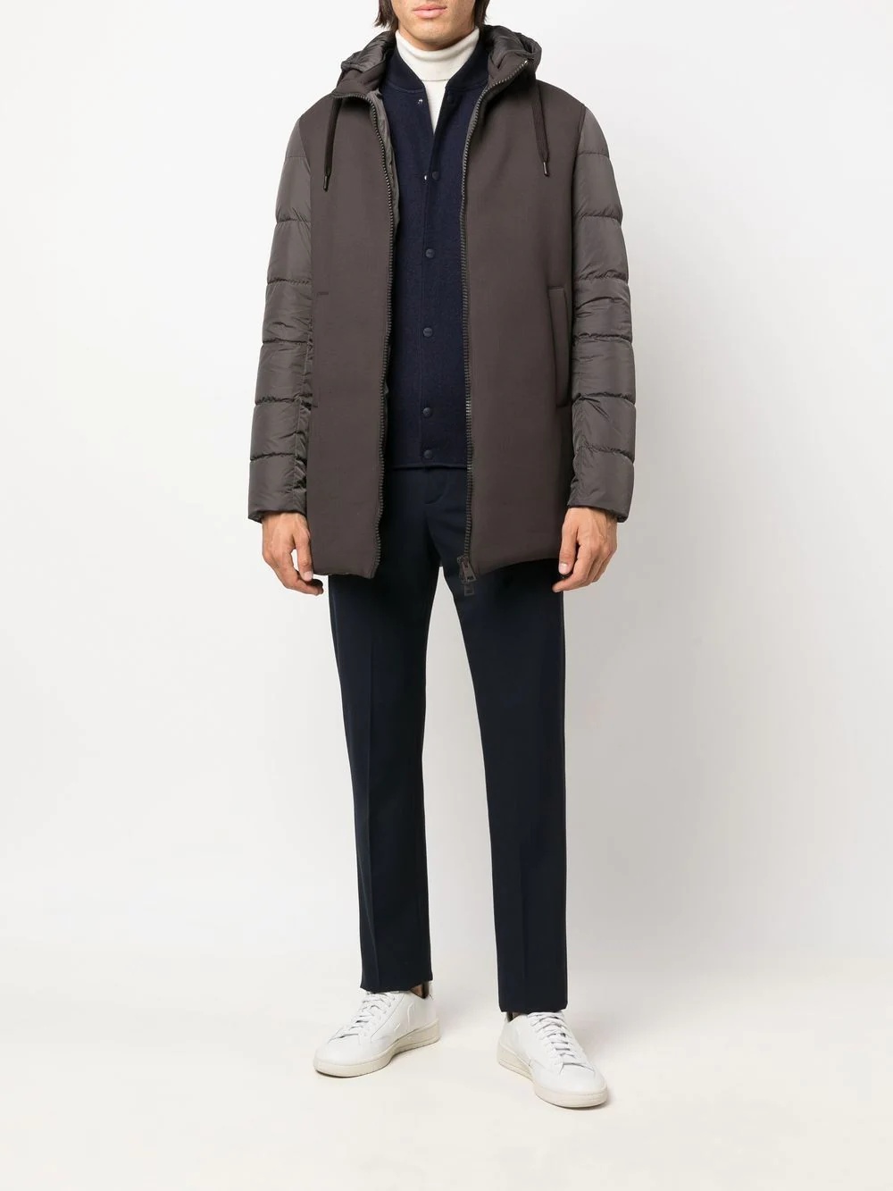 hooded puffer coat - 2