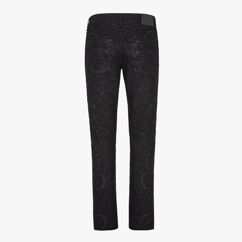 Fendace black denim jeans 2