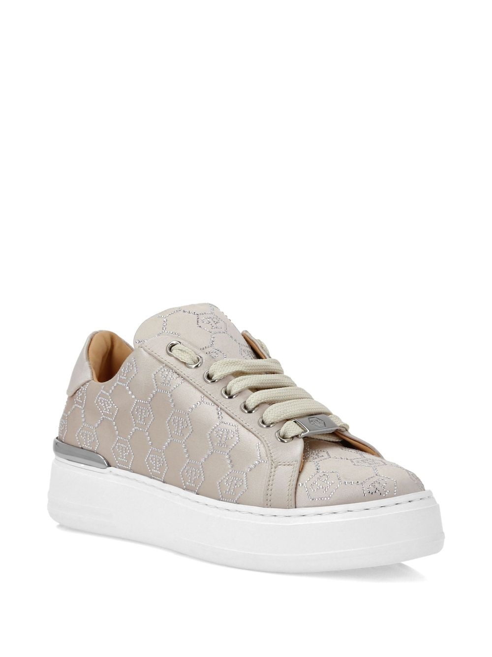 monogram-embellished sneakers - 2