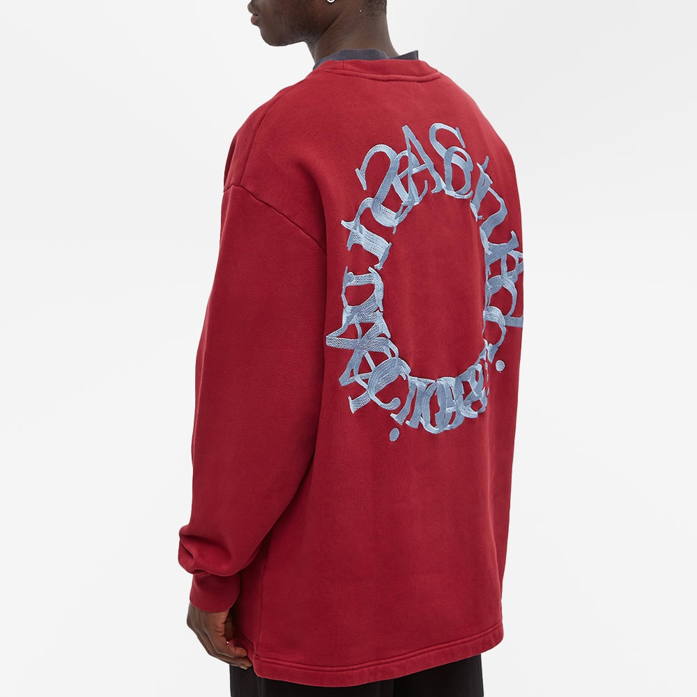 Acne Studios Fin Circle Logo Crew Sweat - 4