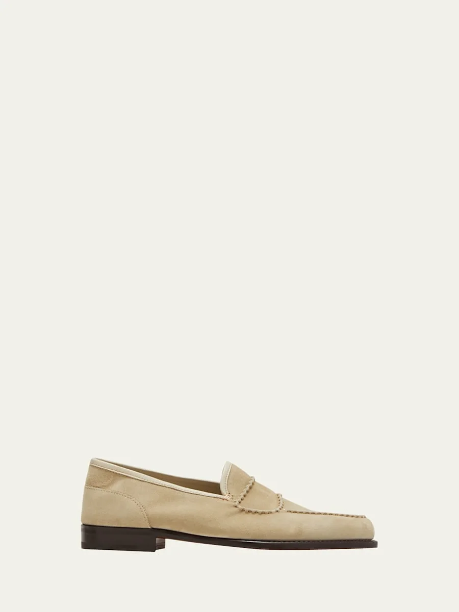 남성 목욕 스웨드 페니 Loafers - 1