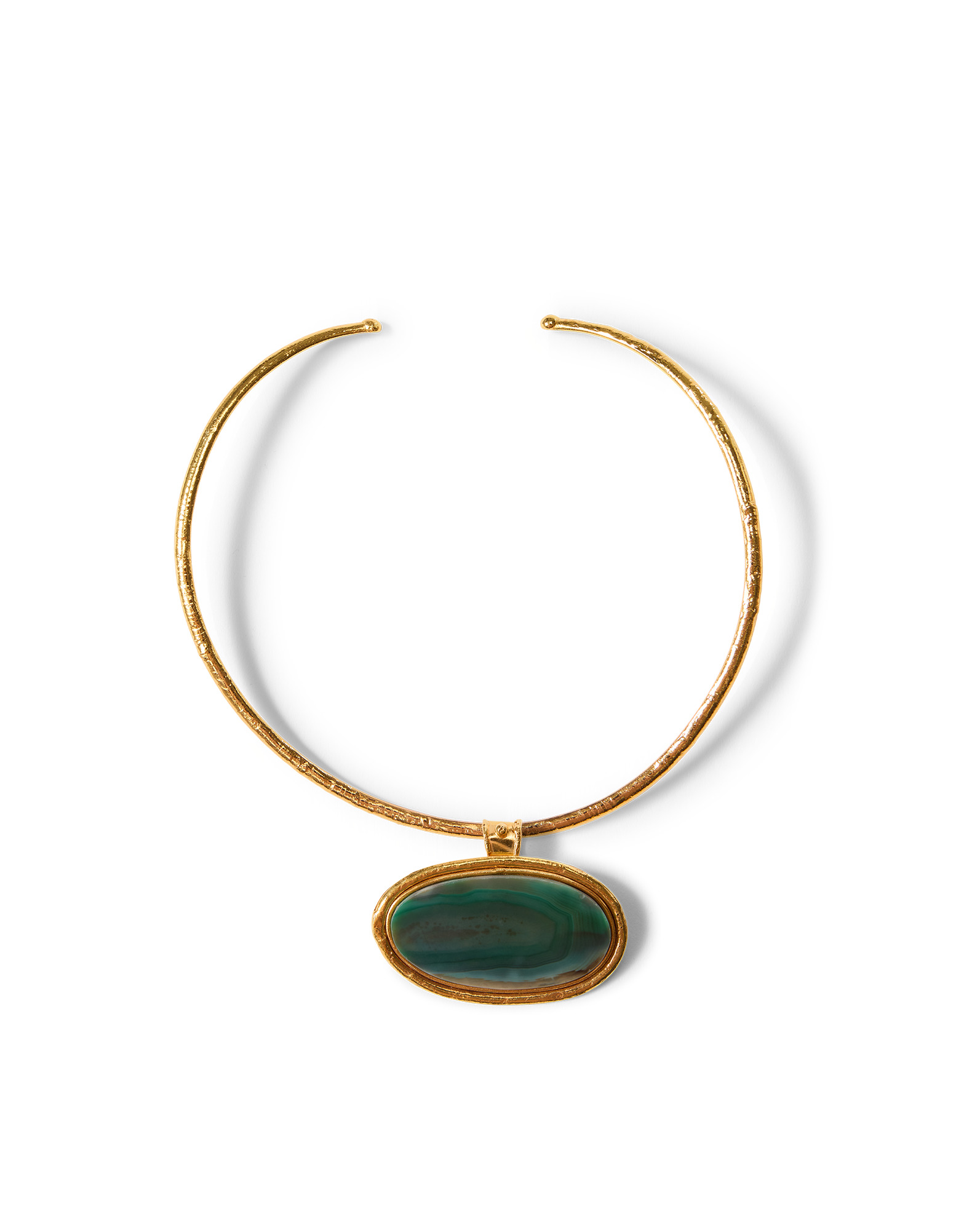 DAKOTA GREEN AGATE NECKLACE - 6