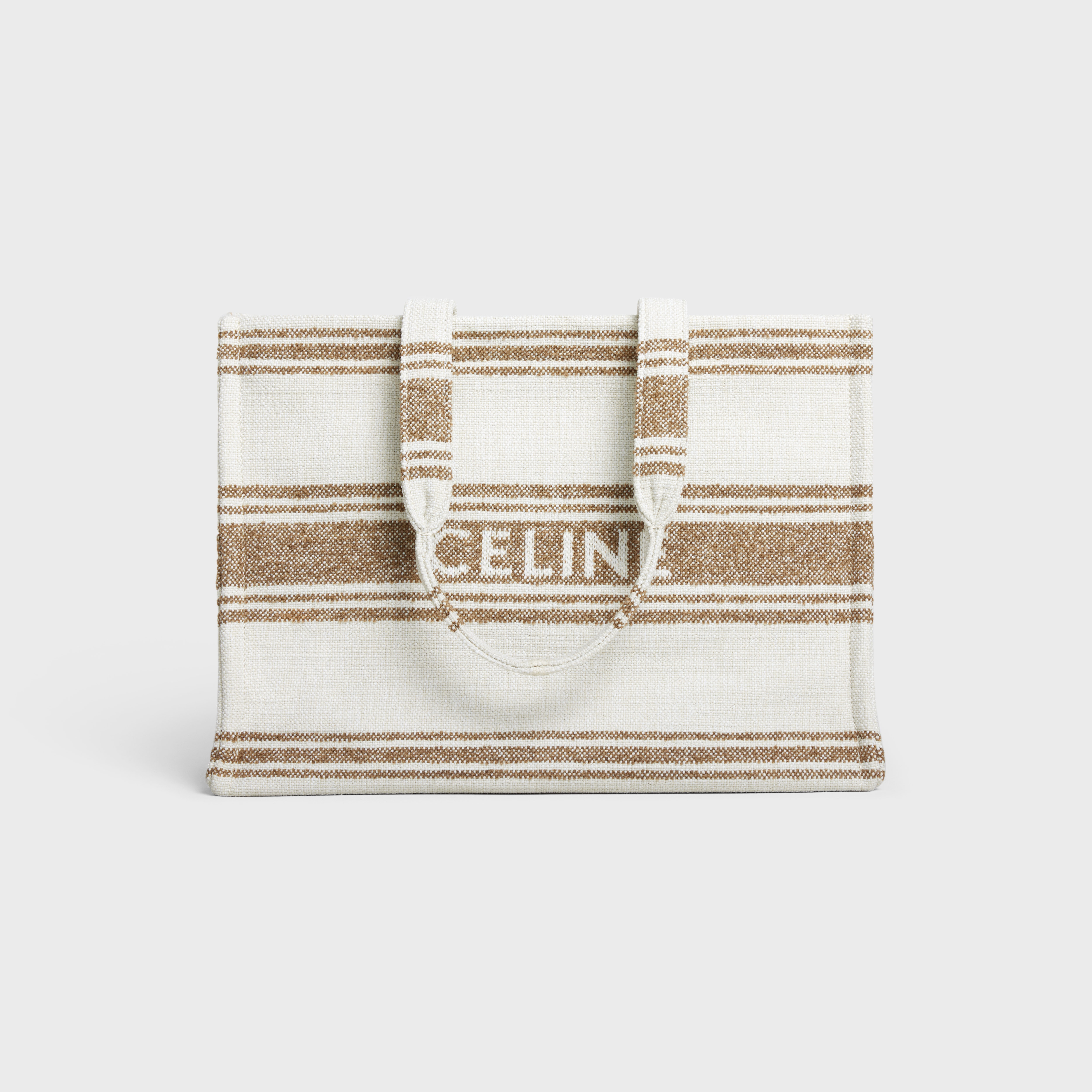 Large Cabas Thais in STRIPED TEXTILE WITH CELINE JACQUARD 1
