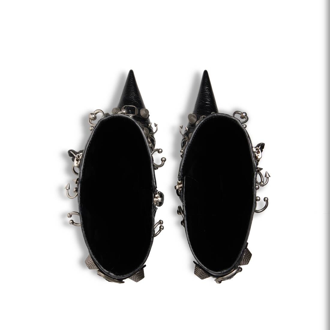 Women's Cagole 90mm Boot With Piercings  in Black - 6