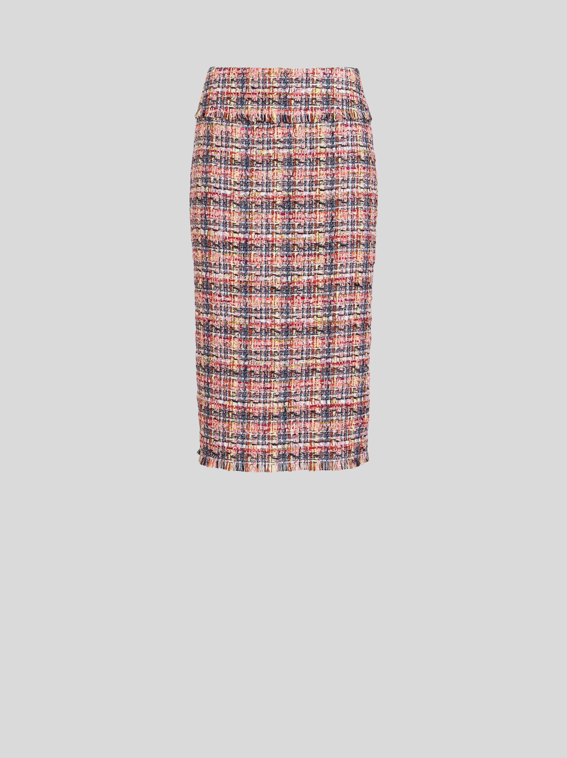 BOUCLÉ SHEATH SKIRT - 1