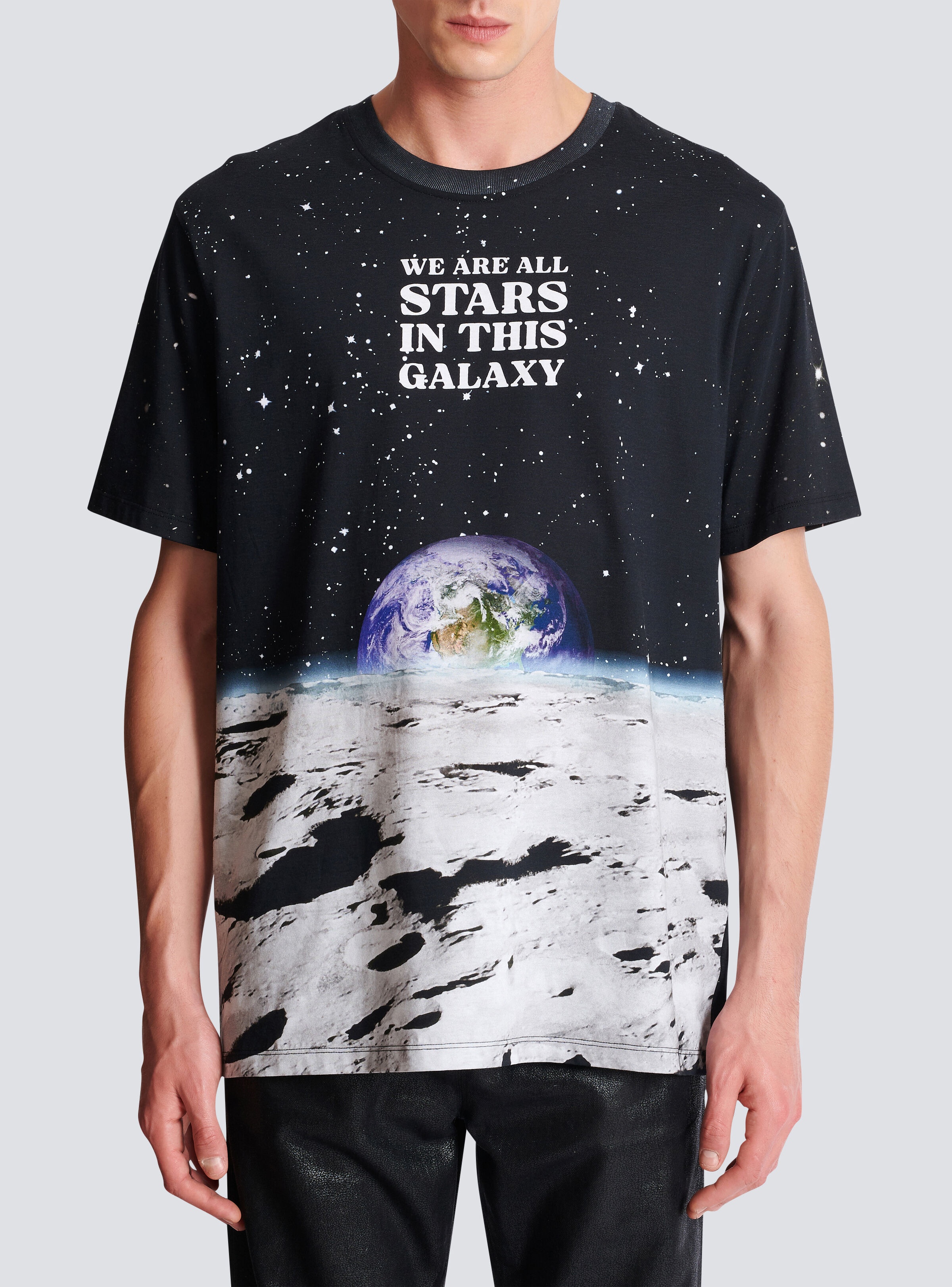 Earth & Stars print T-shirt - 5