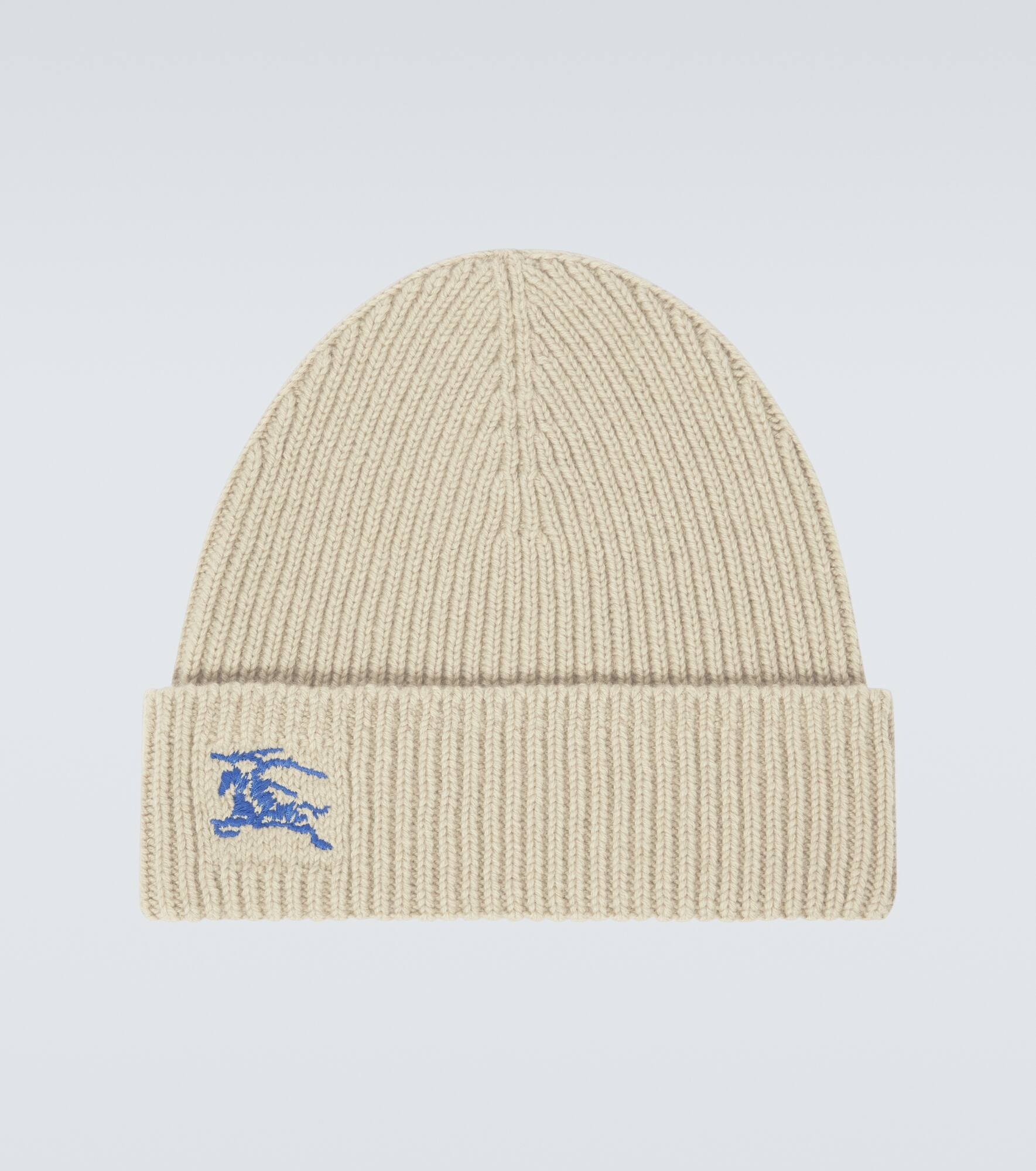 EKD ribbed-knit cashmere beanie - 1