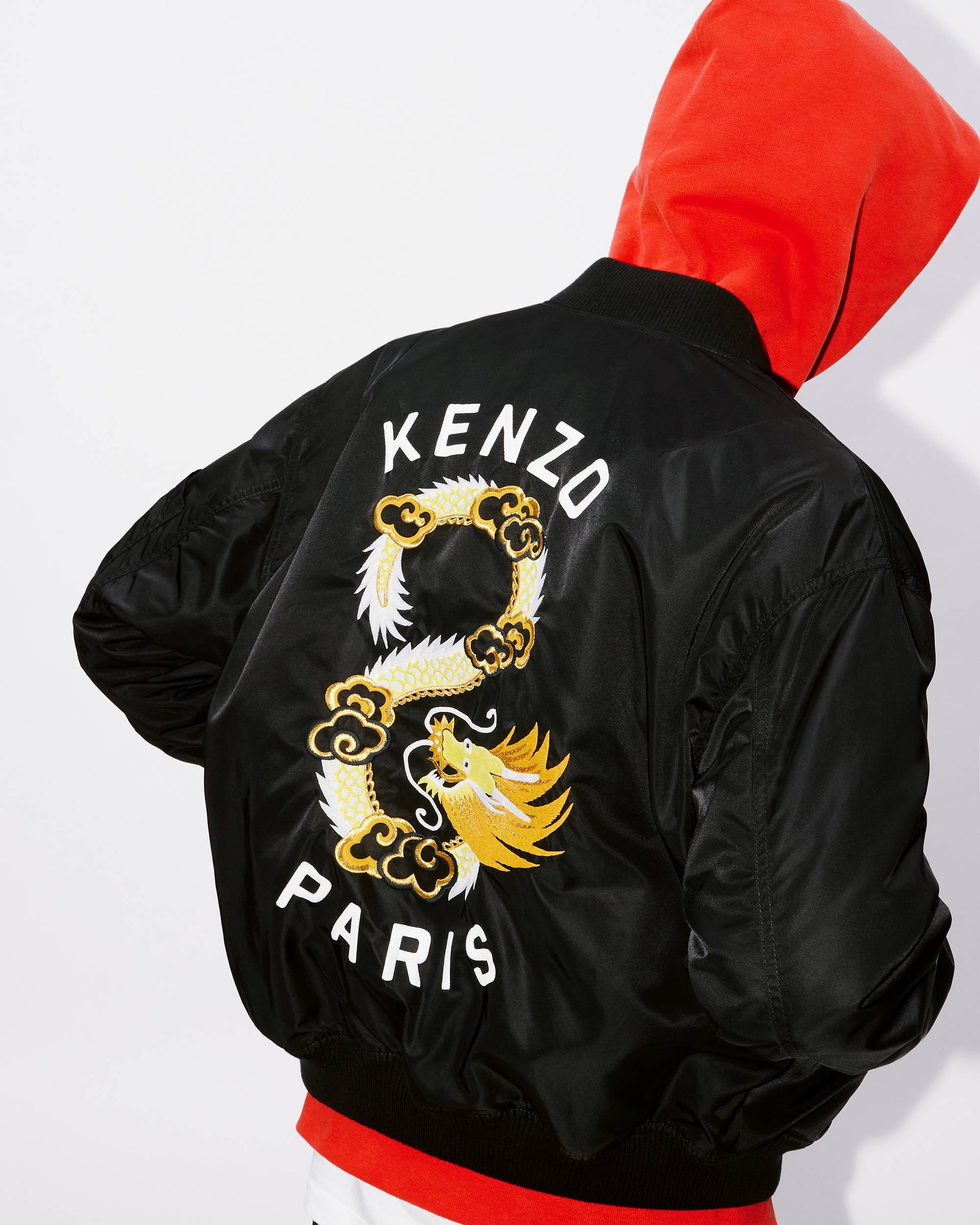 'Year of the Dragon' embroidered bomber jacket - 8
